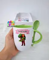Mug con cuchara, personalizado