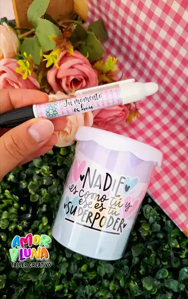 Portalapices + lapicero en caja especial