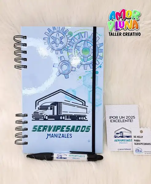Agendas pasta dura personalizadas